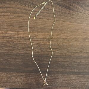 Gold “A” Necklace